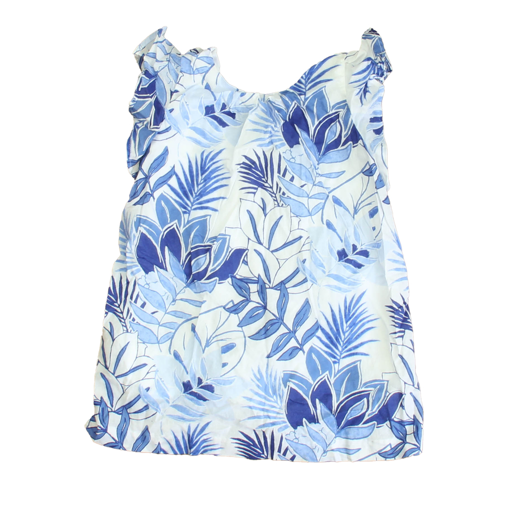 Janie and Jack Girls Blue | White Dress size: 2T